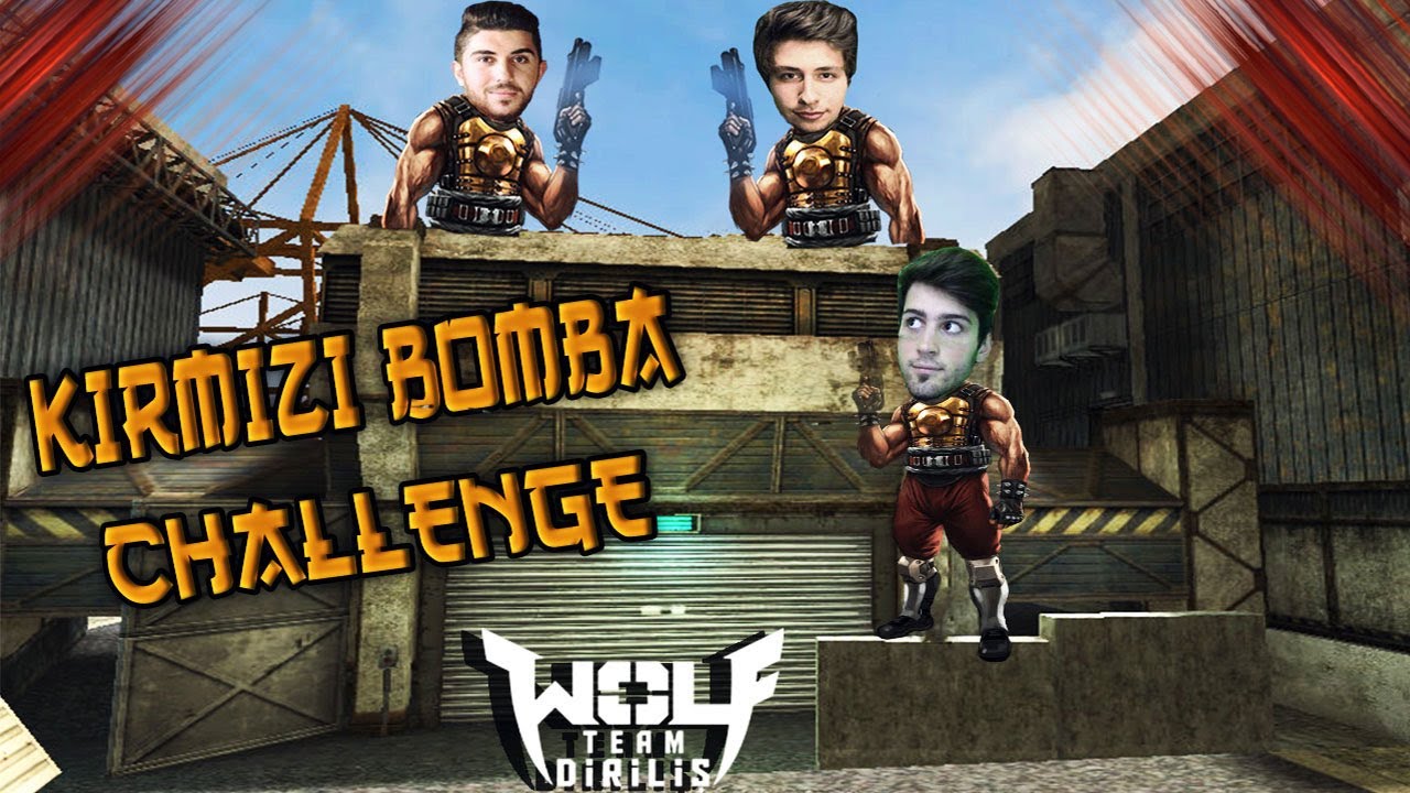 WOLFTEAM KIRMIZI BOMBA CHALLENGE !! ( CombatStaR - Nyks - BLoodRappeR )