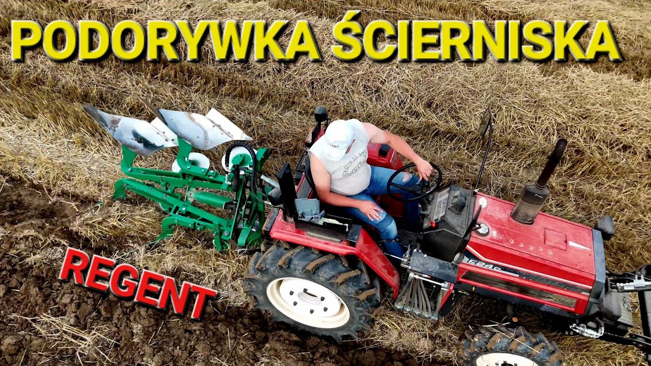 Podorywka pługiem obrotowym 🚜 🌾 🔥