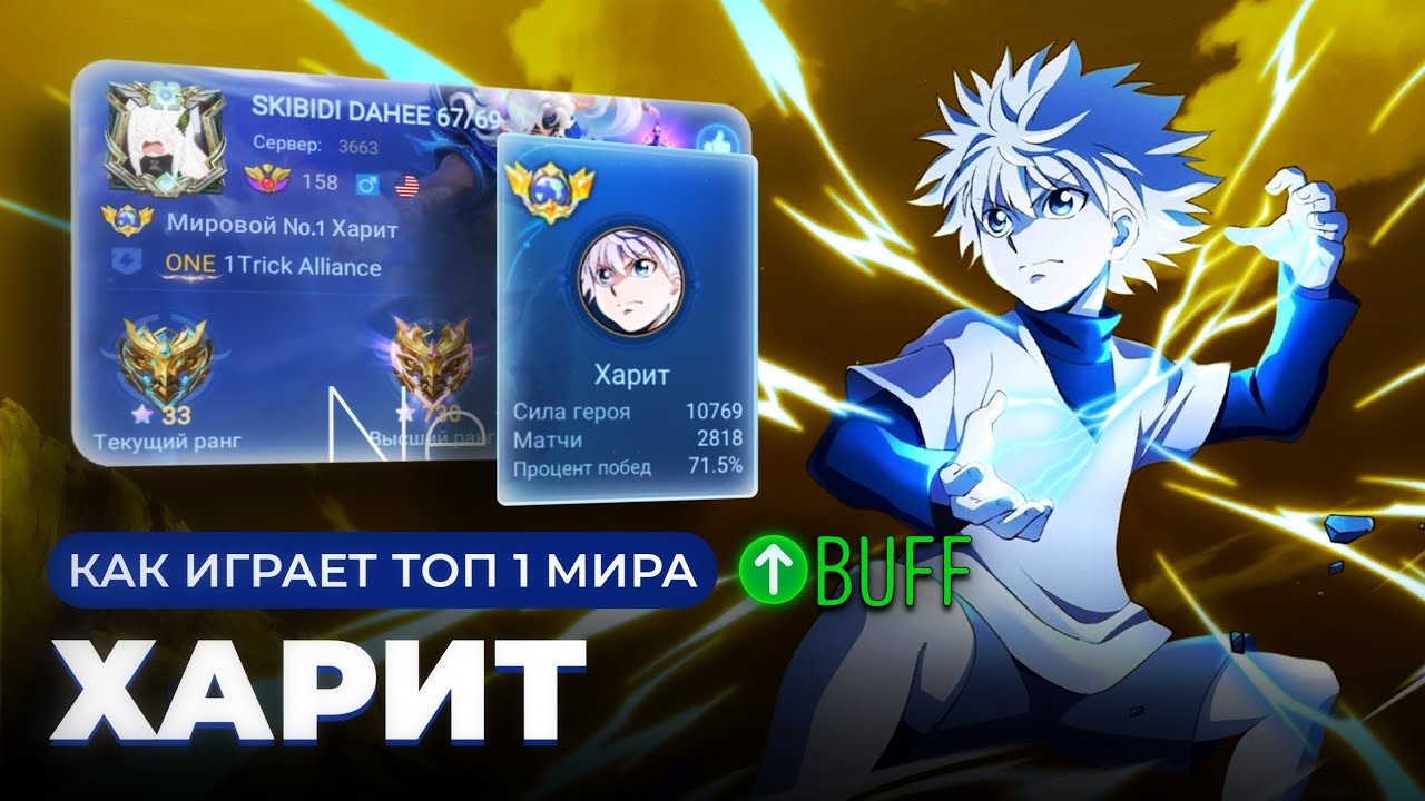 БАФФ ИЛИ НЕРФ? БЕСПОЩАНЫЙ! КАК ИГРАЕТ ТОП 1 МИРА ХАРИТ В НЫНЕШНЕЙ МЕТЕ / MOBILE LEGENDS