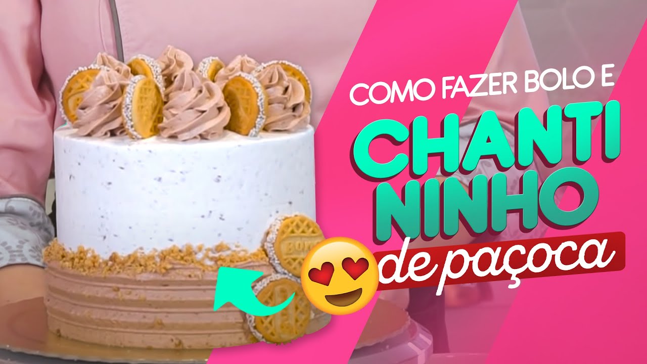 Bolo Paçoca - Chantininho Saborizado