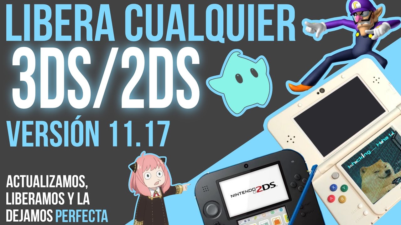 LIBERAR (OLD/NEW) 3DS/2DS VERSIÓN 11.17 con MSET9  || TUTORIAL SENCILLO, FÁCIL Y BIEN EXPLICADO
