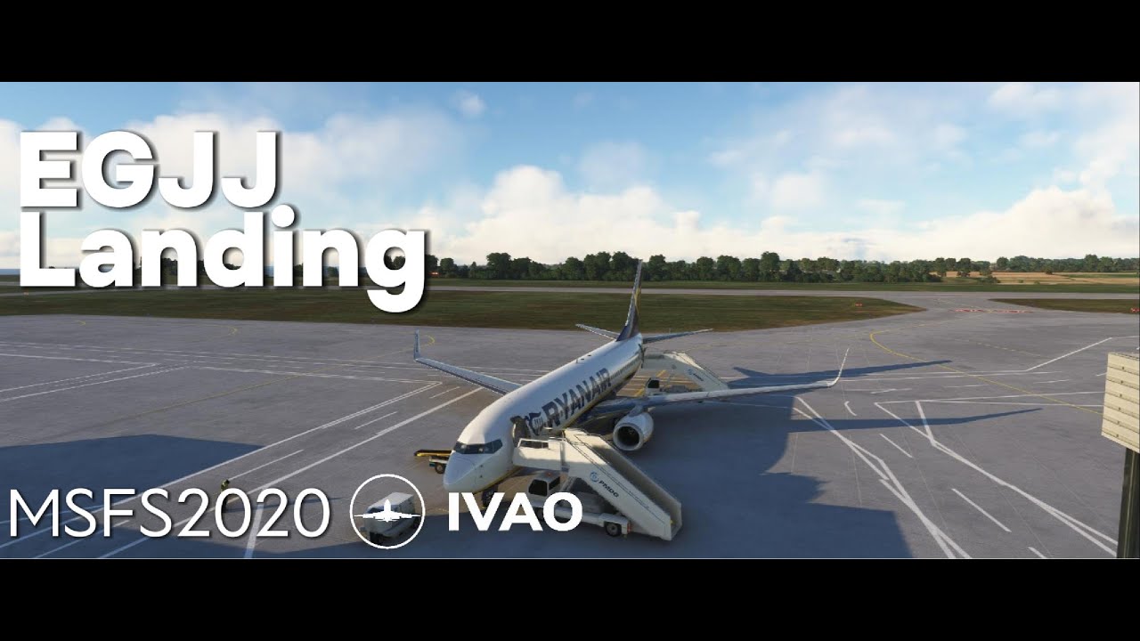 IVAO Island Hopper World Tour 2024 Jersey EGJJ Landing