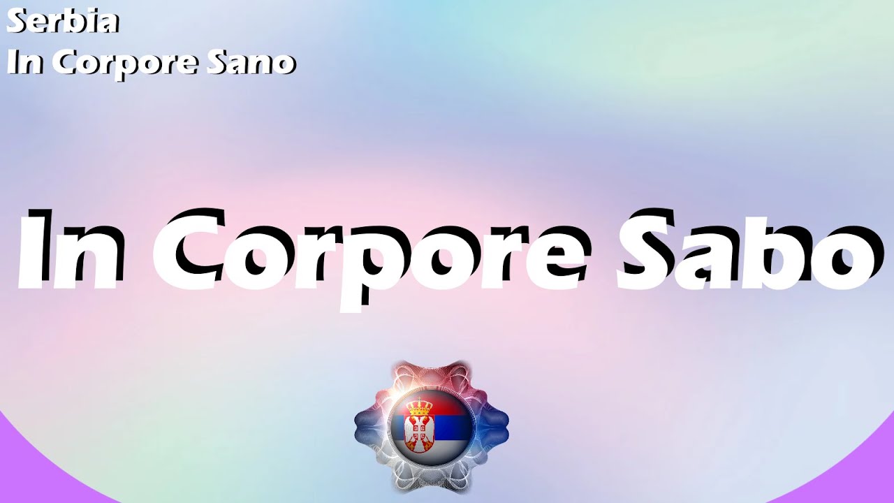 Lyrics | In Corpore Sano - Konstrakta | Serbia - Eurovision 2022