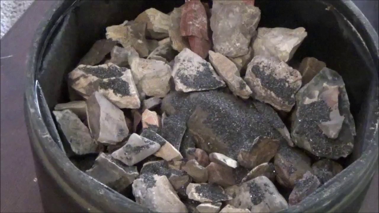 Tumbling and Polishing Rocks. Step 1. The course grit tumble.