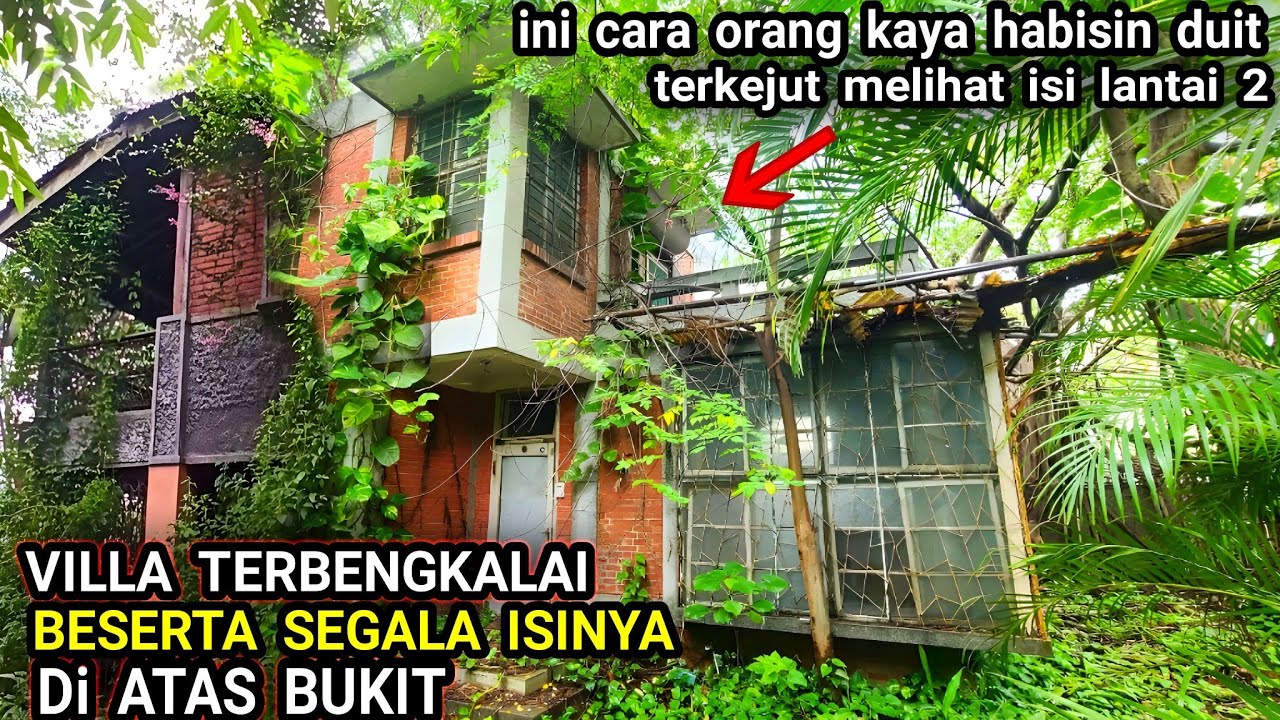 VILLA TERBENGKALAI DIATAS BUKIT YANG DISELIMUTI BELUKAR !!