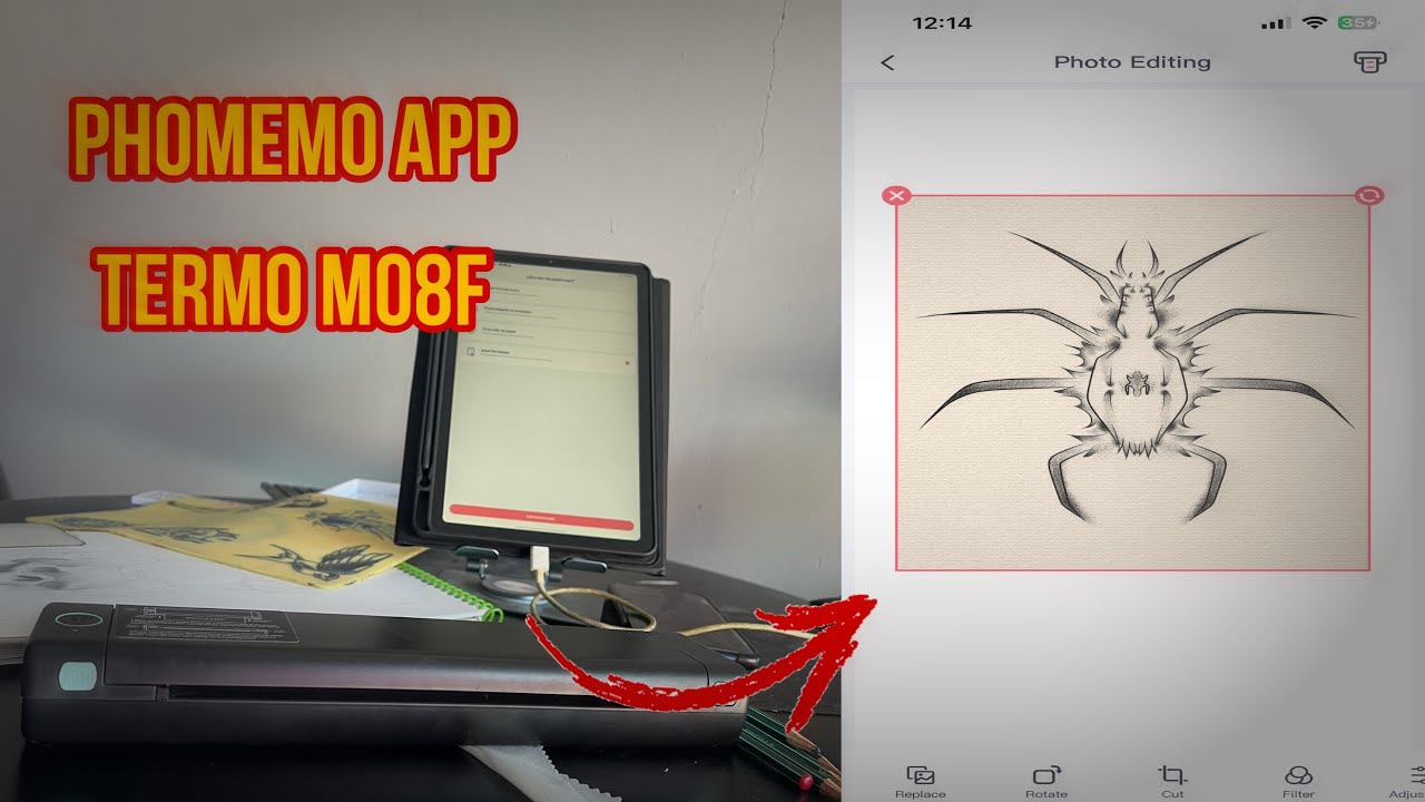REVIEW COMPLETA app de PHOMEMO para termocopiadoras (M08f) | AletzDw