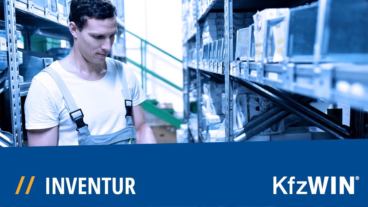 010 - KfzWIN Inventur / nur bis Programmversion 2.65.0
