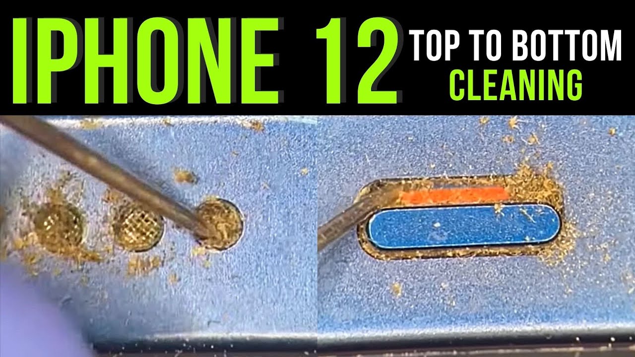 From start to finish iPhone 12 cleaning under the microscope at Phone Fix Craft