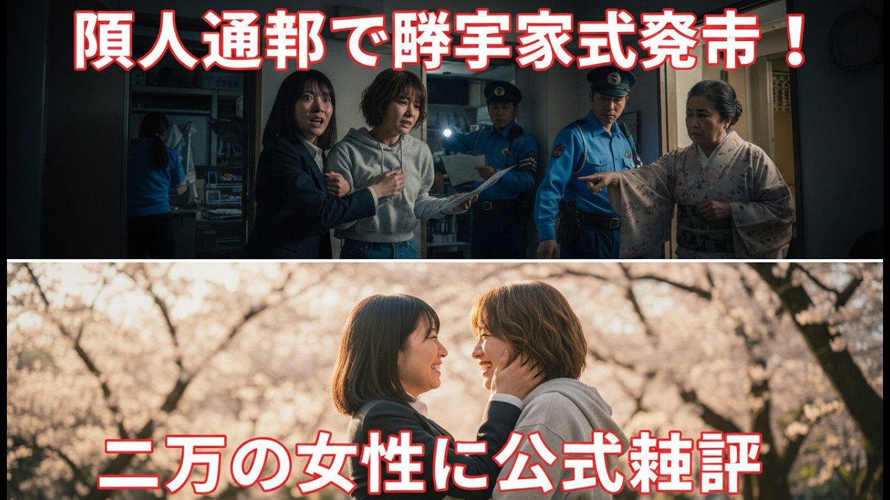 隣人通報で警察家宅捜索！ — 二人の女性が『不道徳な生活』と疑われ玄関で公式謝罪が読み上げられた