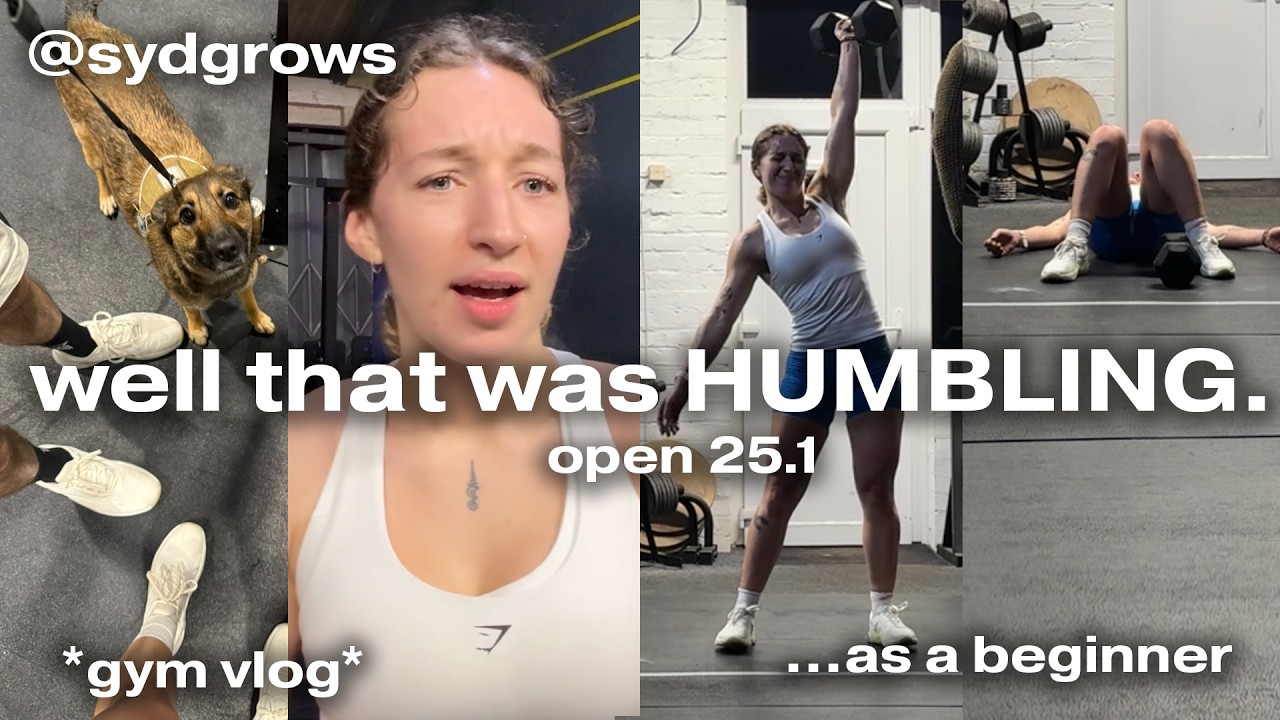 I TRIED THE CROSSFIT OPEN FOR THE FIRST TIME (gym vlog)