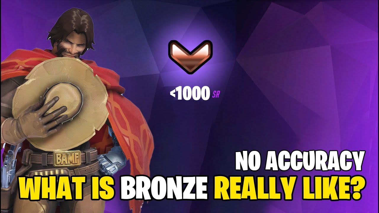 Overwatch - What is bronze on ps4 really like ? DPS - McCree #9 1000 sr