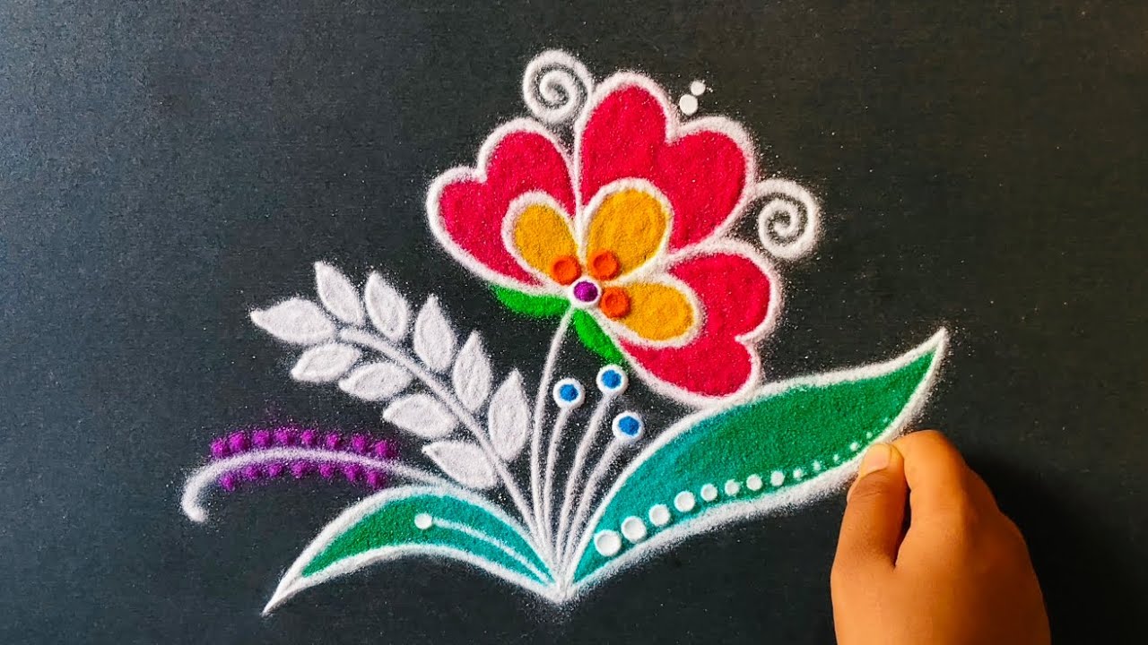 MahaShivaratri special rangoli border designs |Friday rangoli | simple kolam rangoli |Border muggulu