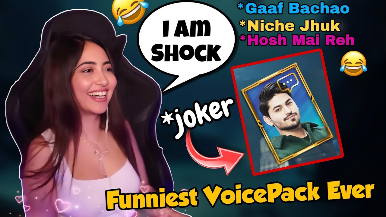 Kaashvi Shocking 😱 Reaction On Joker's Voice Pack  😂 | 🤣 #joker #regaltos #mortal #kaashvi #scout
