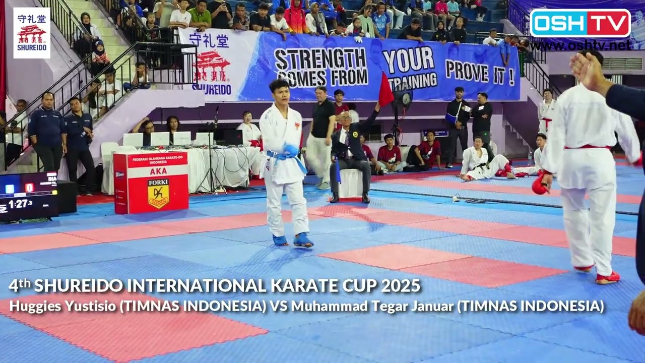 BOB | Huggies Yustisio vs Tegar Januar 4th Shureido International Open Karate Cup 2025