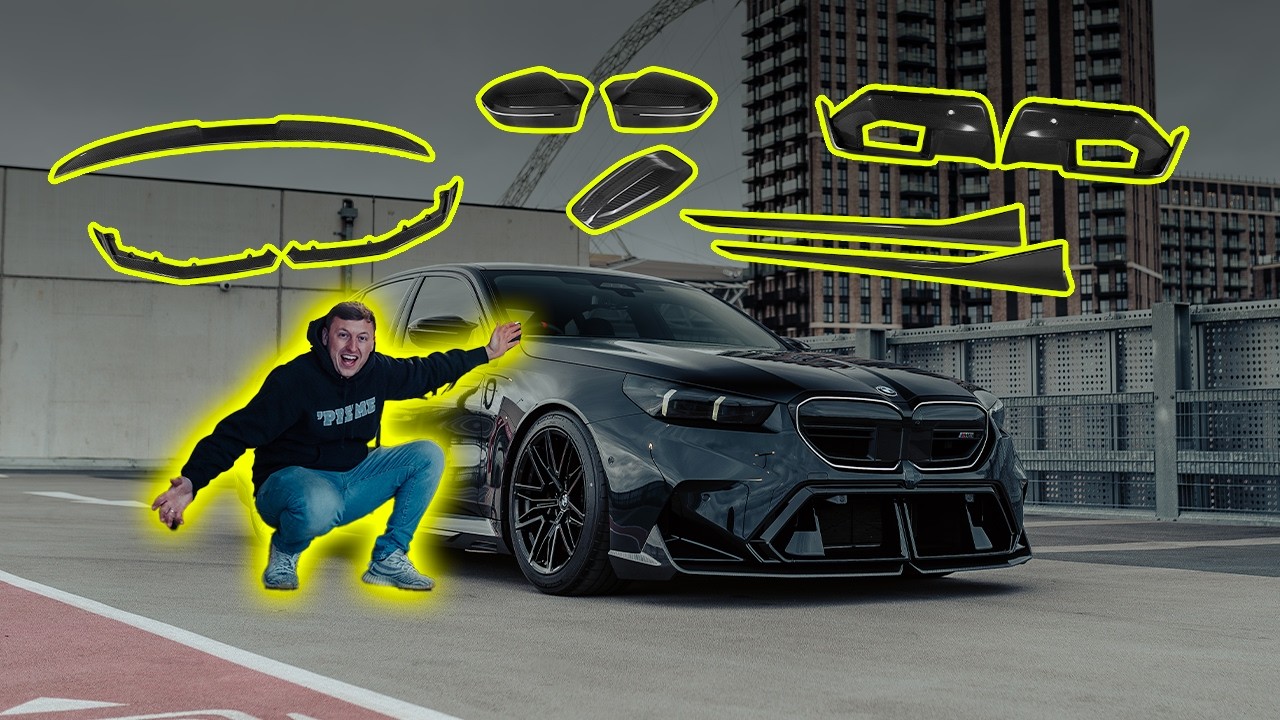 HUGE BMW G90 M5 CARBON FIBER TRANSFORMATION! (MHC Installation Guide)