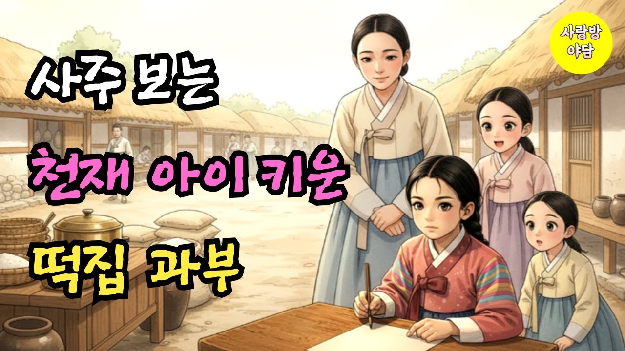 사주로 밝혀진 천재 아이의 운명,떡집 과부의 선택