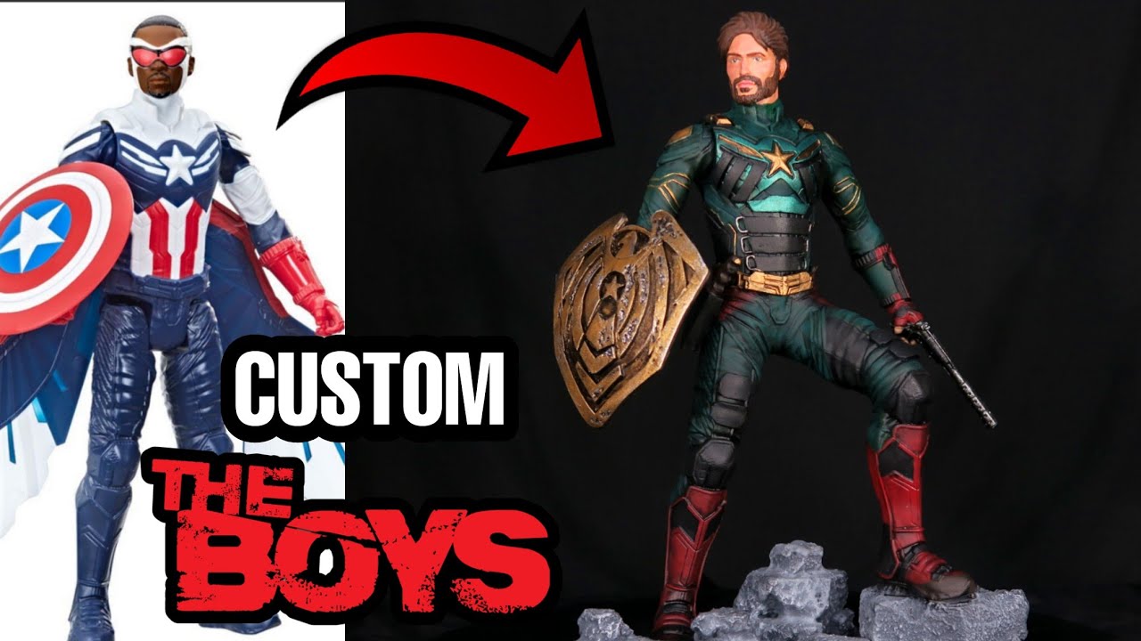 Custom SOLDIER BOY Caporal They Boys Figura Custom Timelapse