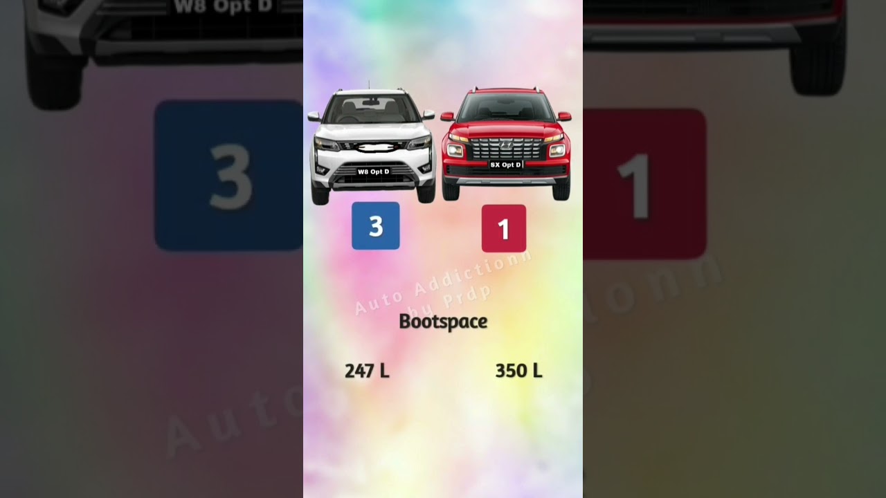 XUV300 🆚 VENUE | Compact SUV KING कौन ? #shorts #carshorts #venue #xuv300