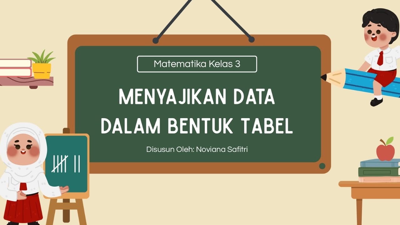 MENYAJIKAN DATA DALAM BENTUK TABEL | MATEMATIKA KELAS 3 SD