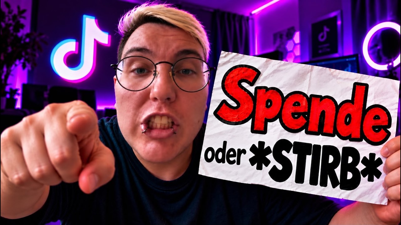 Die TikTok Bettlerin &Uuml;BERTREIBT JETZT KOMPLETT 🤬😱