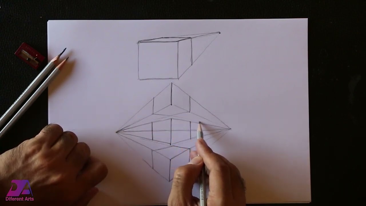 رسم اشكال هندسية | الدورة التدريبية للانتساب الى | كلية الفنون | هندسة العمارة  | الدرس 2