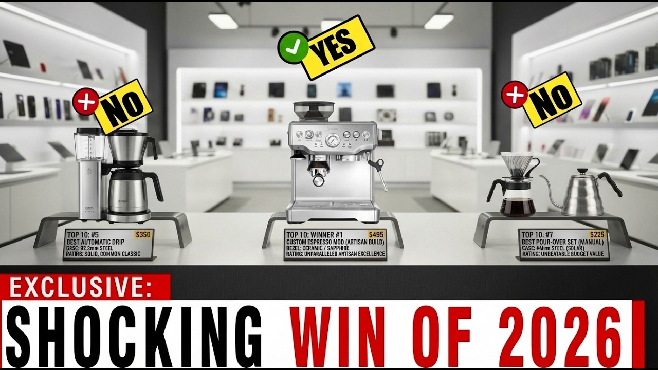 Top 5 Best Coffee Makers of 2026 — Barista-Quality at Home, #1 Is Pure Magic!