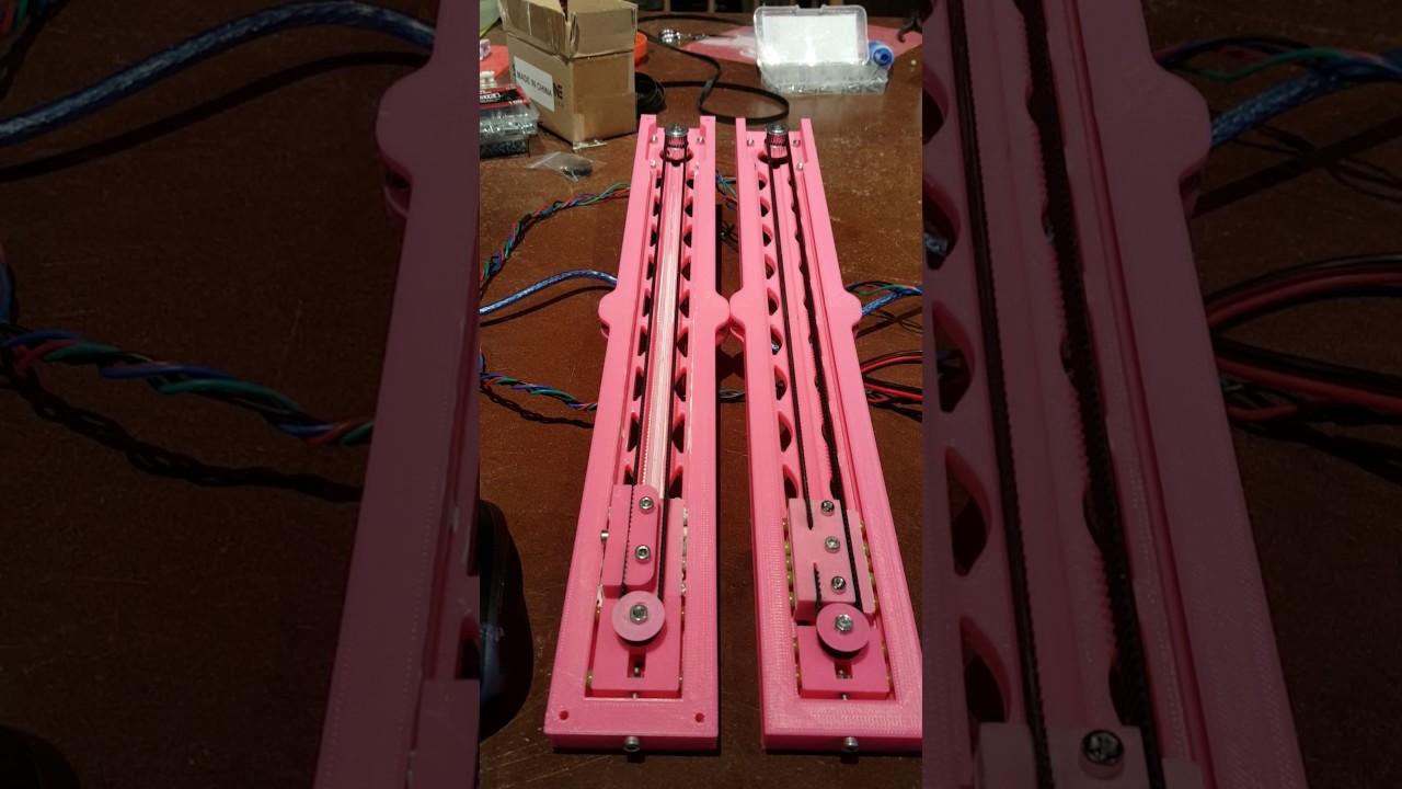 3D Printed Linear Slides Test by Easily Build