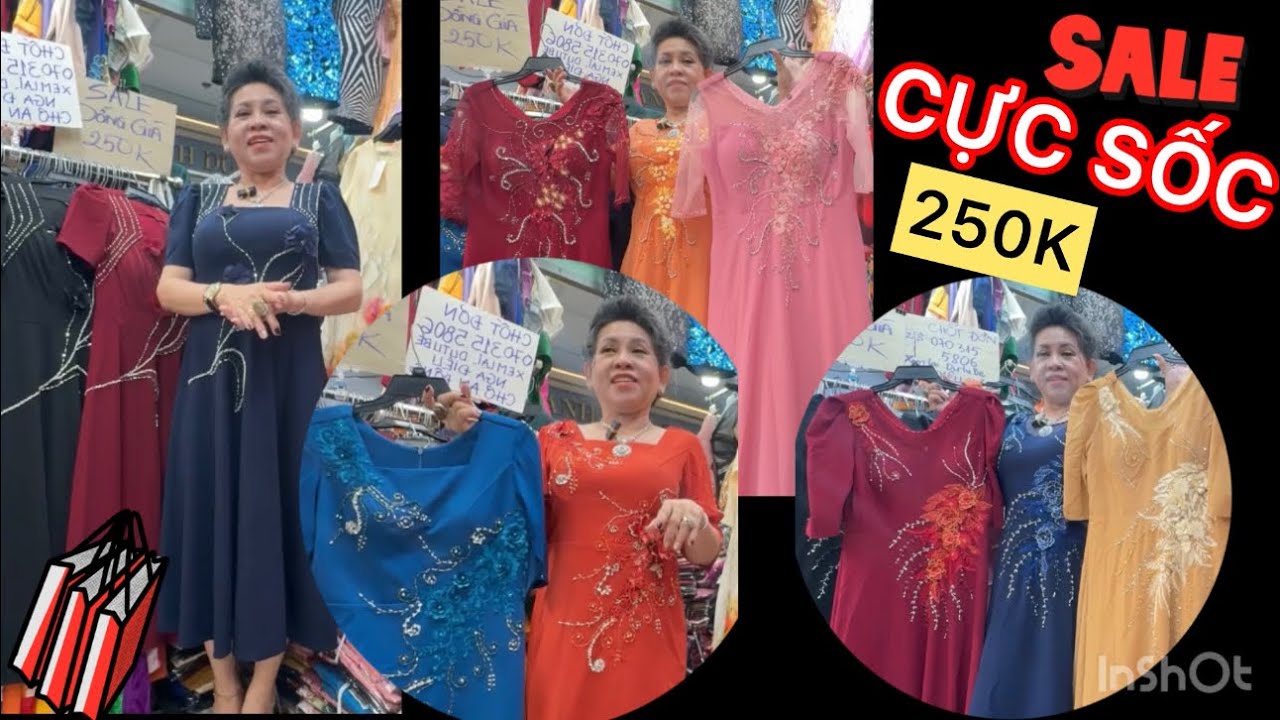 🔥CHẤN ĐỘNG🔥 ĐẠI HẠ GIÁ ĐẦM THIẾT KẾ KẾT ĐÁ CAO CẤP 250K tại RUBY B3-B4 CHỢ AN ĐÔNG #damtrungnien