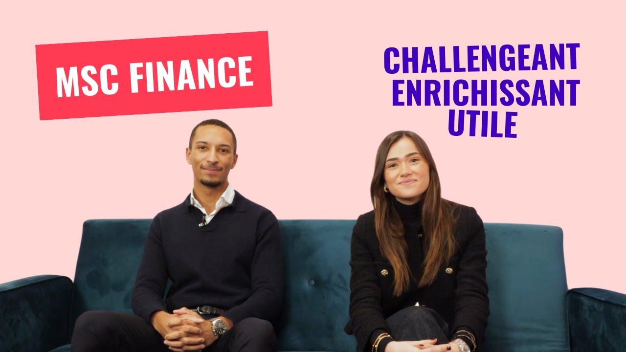Challengeant, Enrichissant et Utile ! MSc Finance