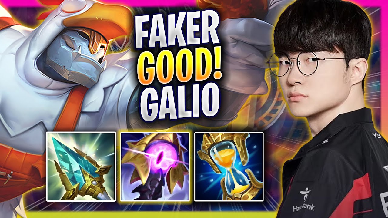 FAKER IS SO GOOD WITH GALIO! - T1 Faker Plays Galio MID vs Sylas! | Season 2025