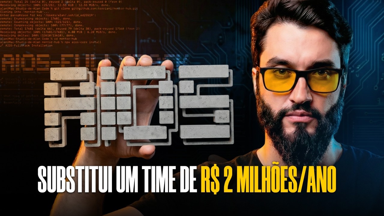 AIOS: O Sistema que Substitui um Time de R$ 2 Milhões/Ano