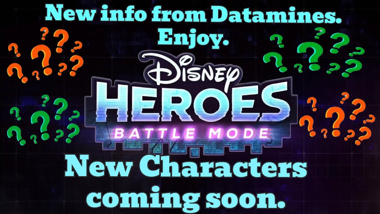 Disney Heroes Battle Mode: New Info from Datamines. New Characters previews for the coming months.