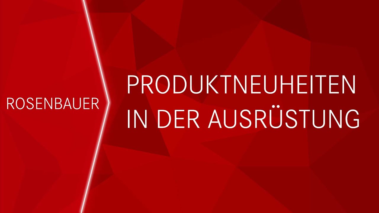 Produktneuheiten in der Ausrüstung – Rosenbauer Interschutz 2022