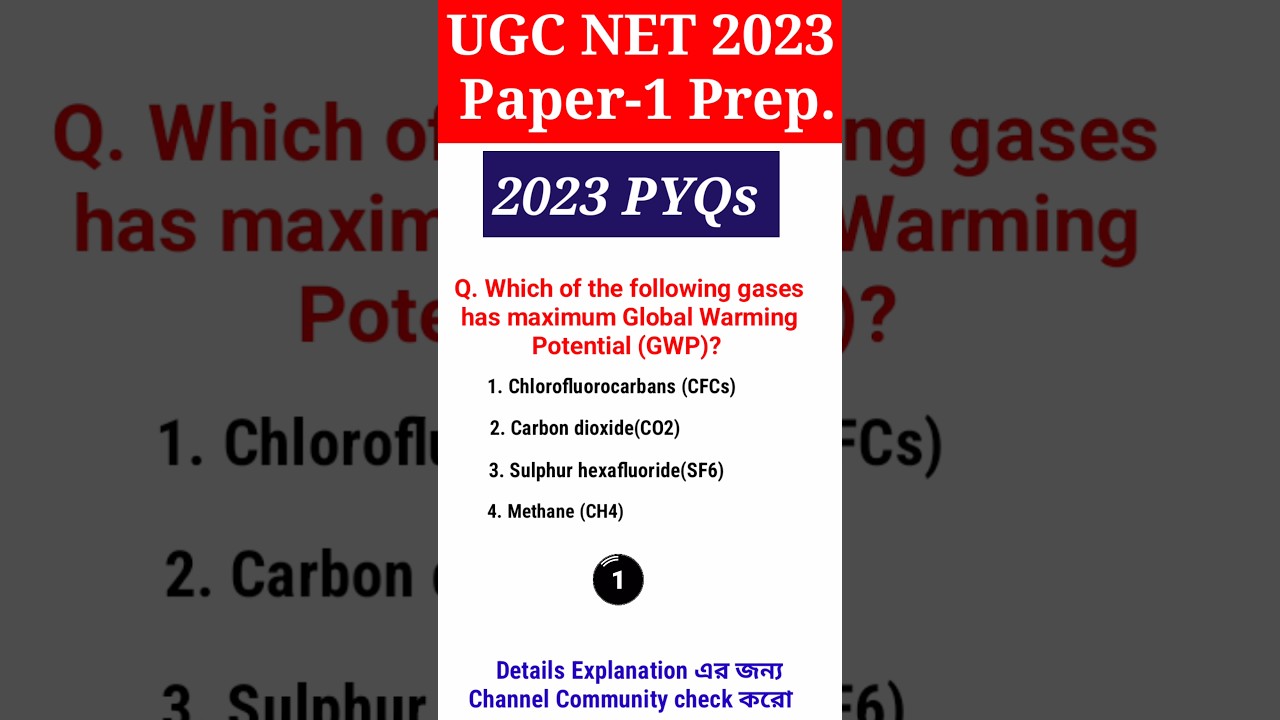 UGC NET Paper 1 | People, Development & Environment| UGC NET 2023 PYQs #ugcnet #environment