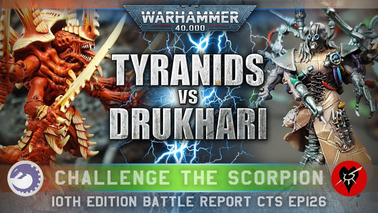 Tyranids vs Drukhari (Dark Eldar) Warhammer 40K 10th Edition Battle Report 2000pts
