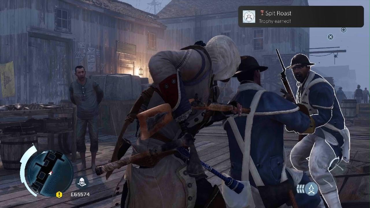 Assassin's Creed III Remastered Double Assassination Using A Musket