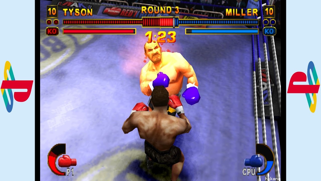 PS1 - Mike Tyson Boxing Gameplay