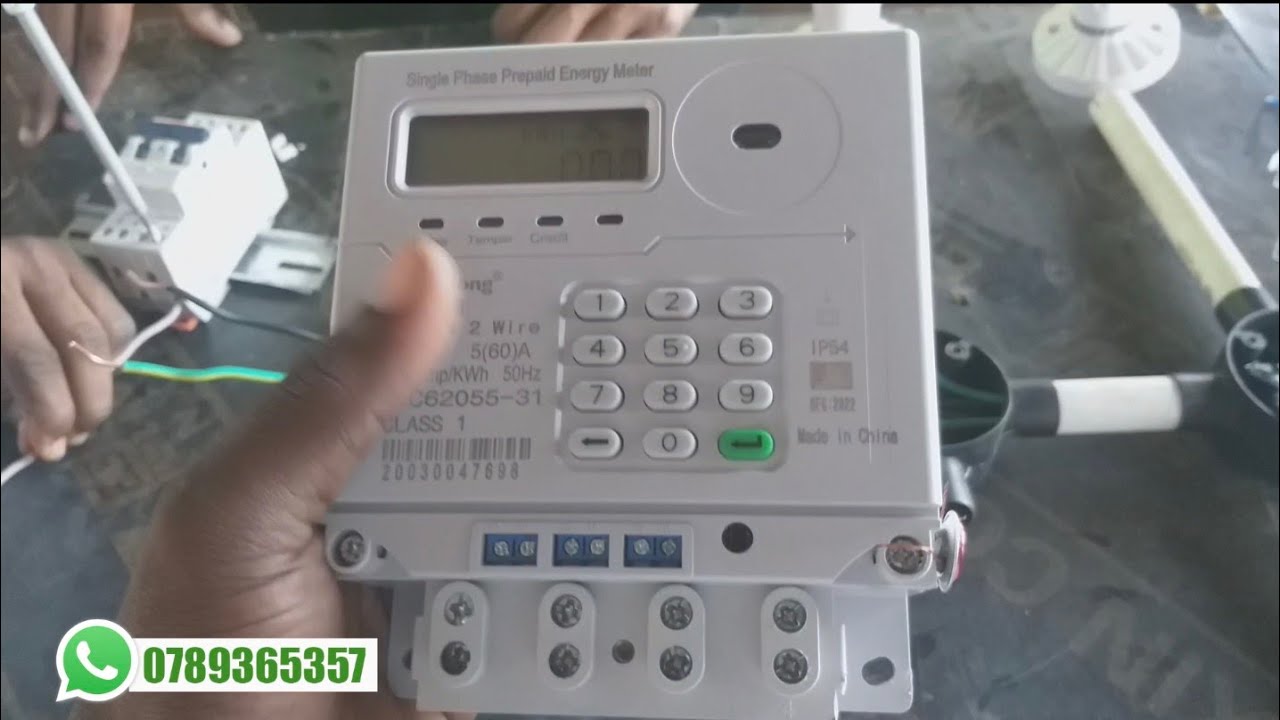 JINSI YA KUFUNGA MITA UNAYOWEZA KUWEKA UMEME MWENYEWE ( VENDING METER )