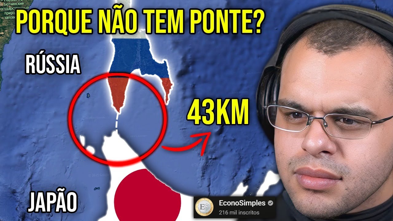 É POR ISSO QUE NÃO EXISTE UMA PONTE ENTRE RUSSIA E JAPÃO - Maicon react