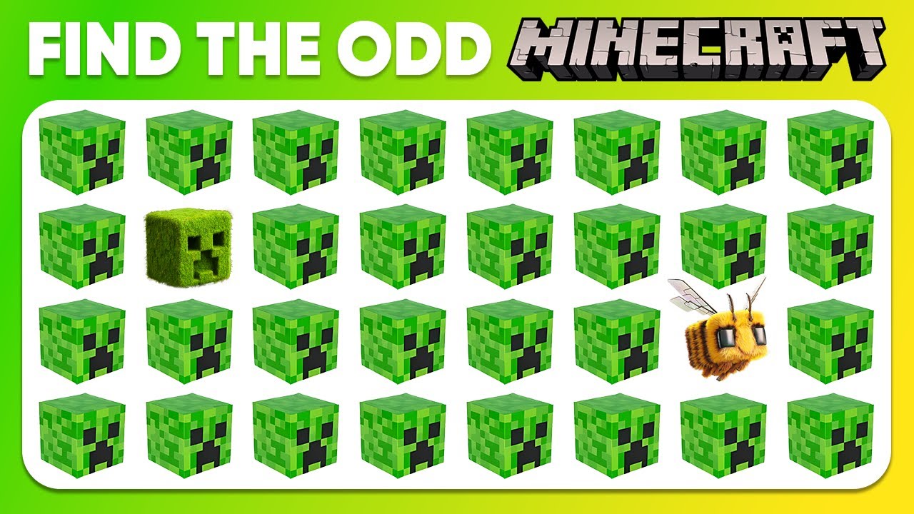 Найдите лишнего — Minecraft Movie Edition ⛏️🧟🐔 Викторина по эмодзи | Quiz Dino