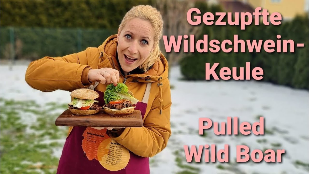 Wildschwein Pulled Pork aus dem Char Broil Digitalsmoker