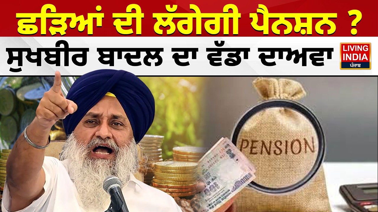 ਛੜਿਆਂ ਦੀ ਲੱਗੇਗੀ ਪੈਨਸ਼ਨ ? Sukhbir Singh Badal ਦਾ ਵੱਡਾ ਦਾਅਵਾ | Shiromani Akali Dal | Statement |