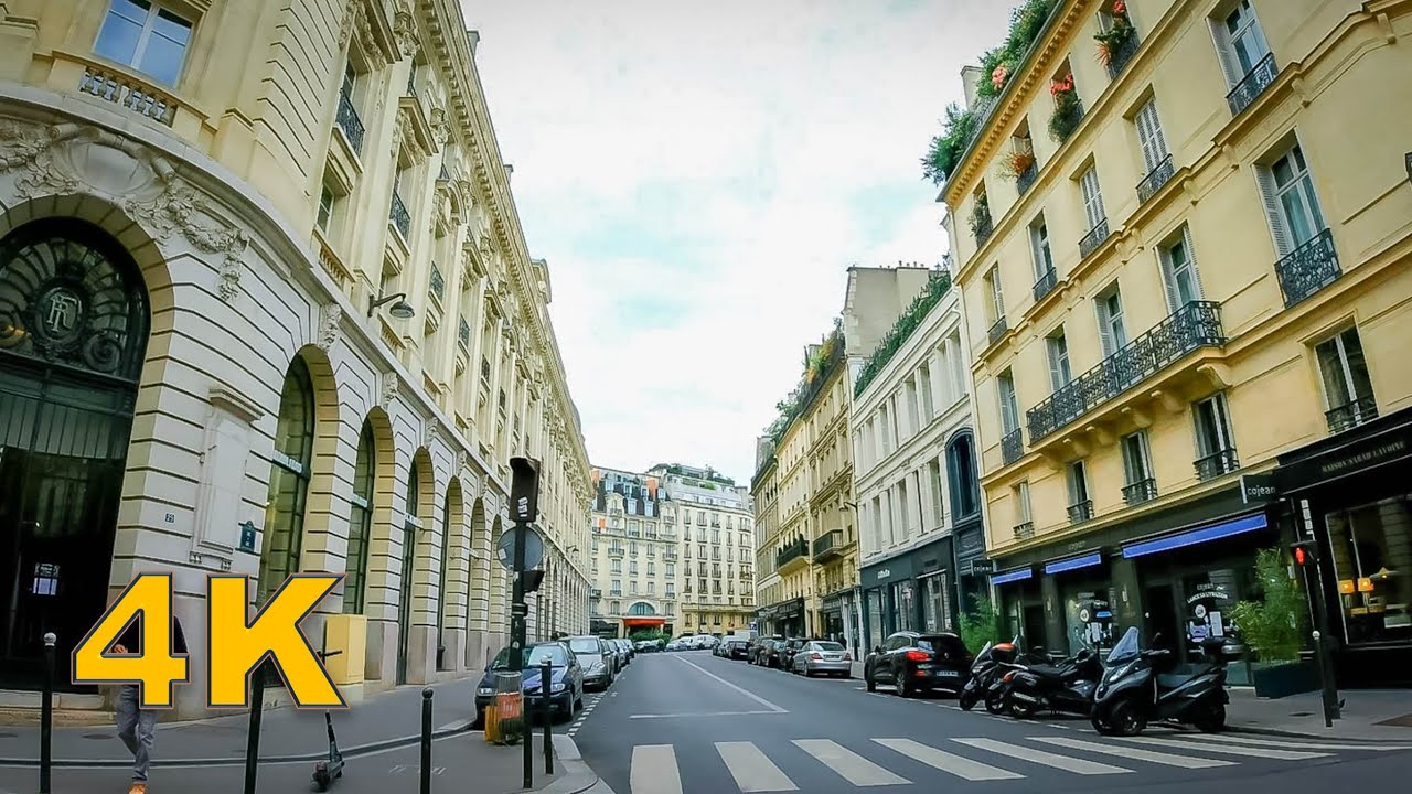 Morning Stroll along Rue du Bac -  Paris, France 4K