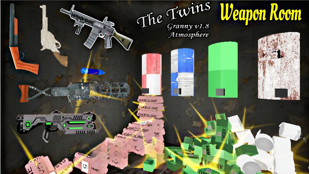 The Twins New Update - New Weapon Room With Granny Grandpa Spider Angelina Bob and Buck 😱