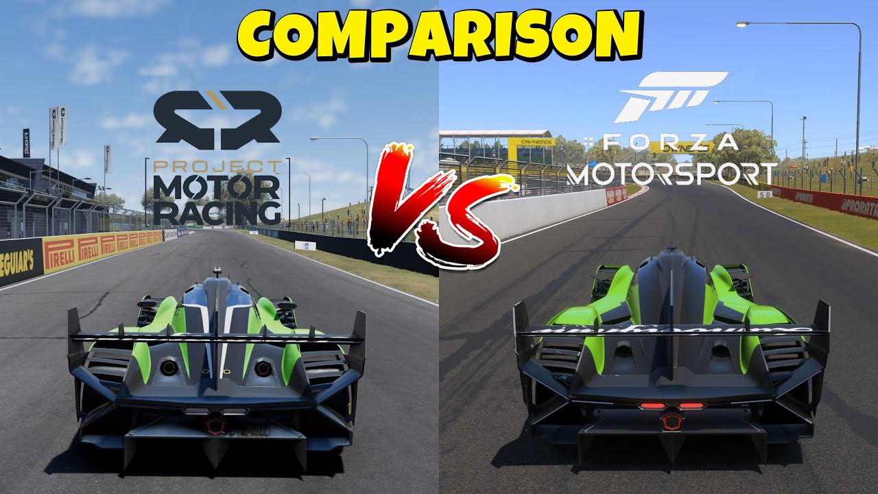 Project Motor Racing vs Forza Motorsport 8 | Graphics, Sound, Cockpit & Rain Comparison (4K Ultra)