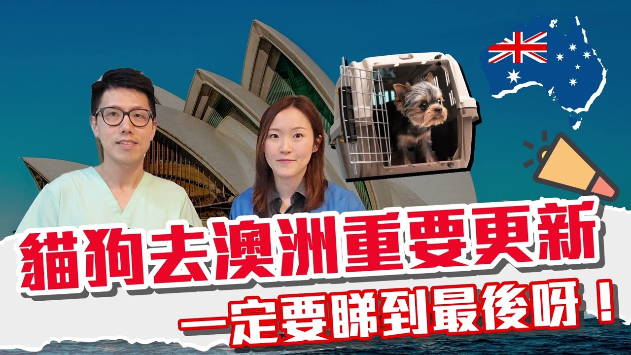 寵物移民澳洲最新消息！移民澳洲人士注意！