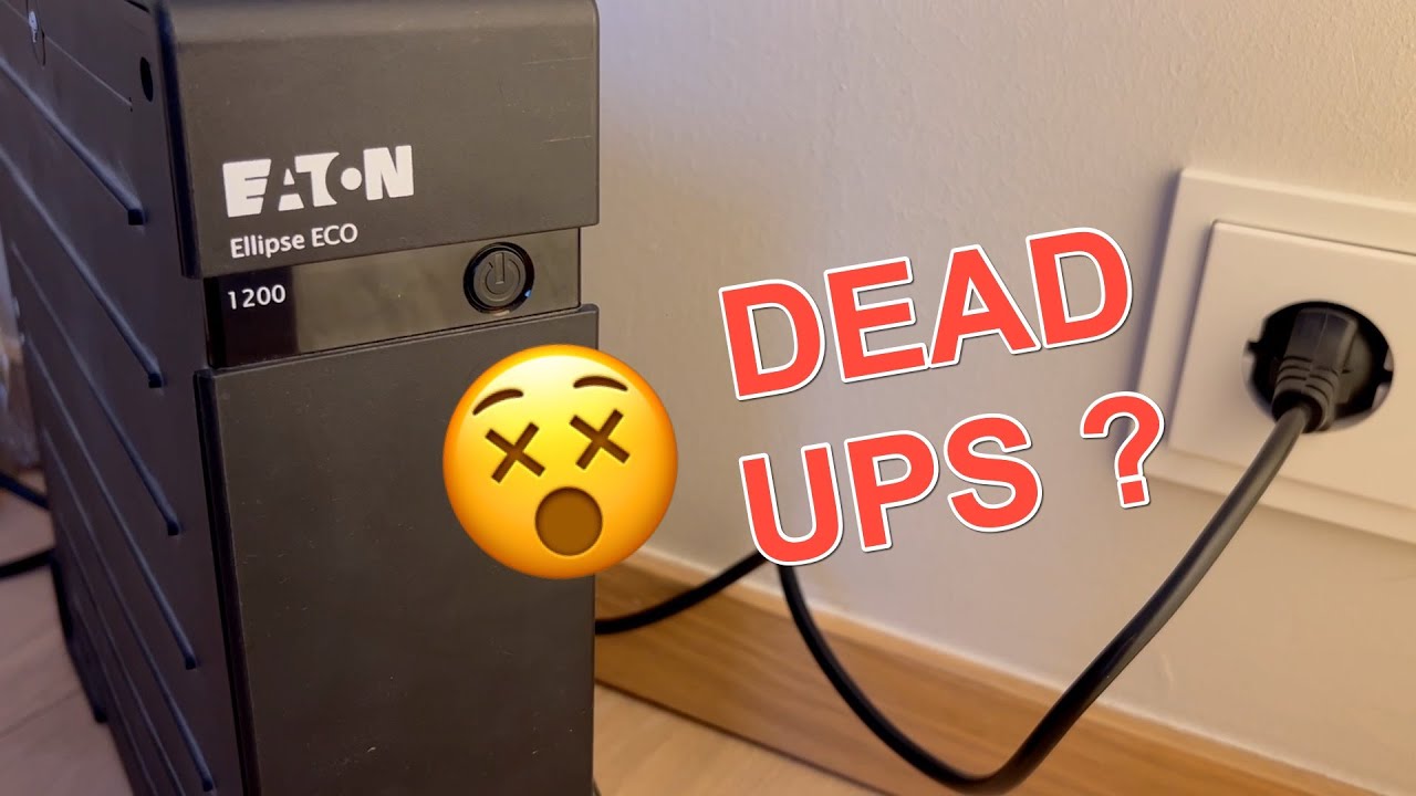 Dead EATON Ellipse UPS: HOWTO Replace Batteries