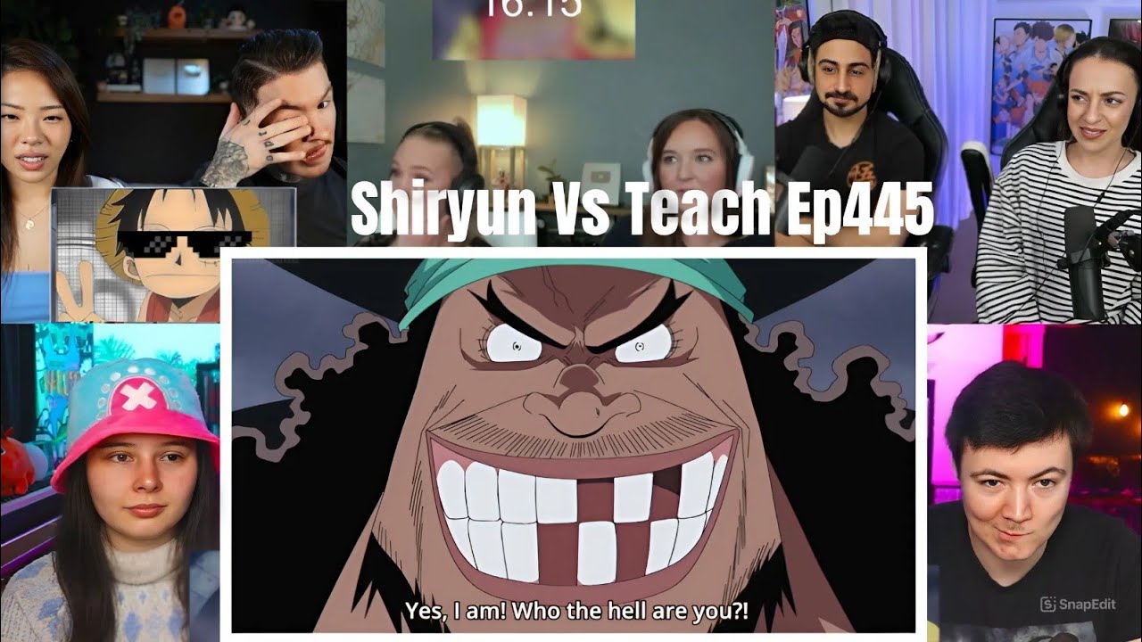 The Dangerous Encounter! Blackbeard and Shiryu of the Rain!