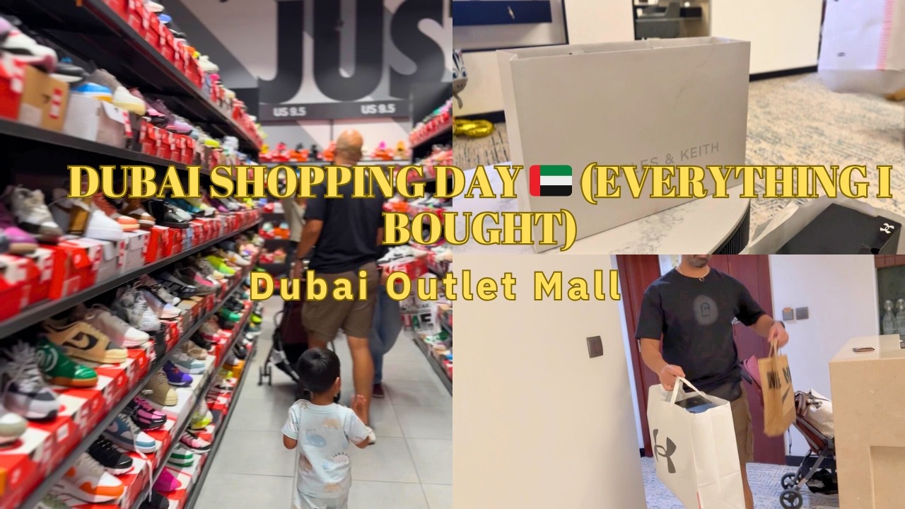 DUBAI OUTLET MALL HAUL! 🛍️ Massive Designer Discounts | Dubai Day 3 Vlog