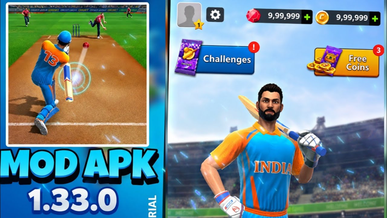 🏏 Cricket League Mod APK Unlimited Coins & Gems Download (All Versions)